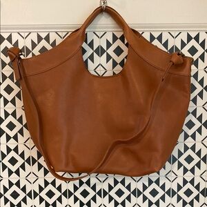Madewell the Sydney cutout tote in leather